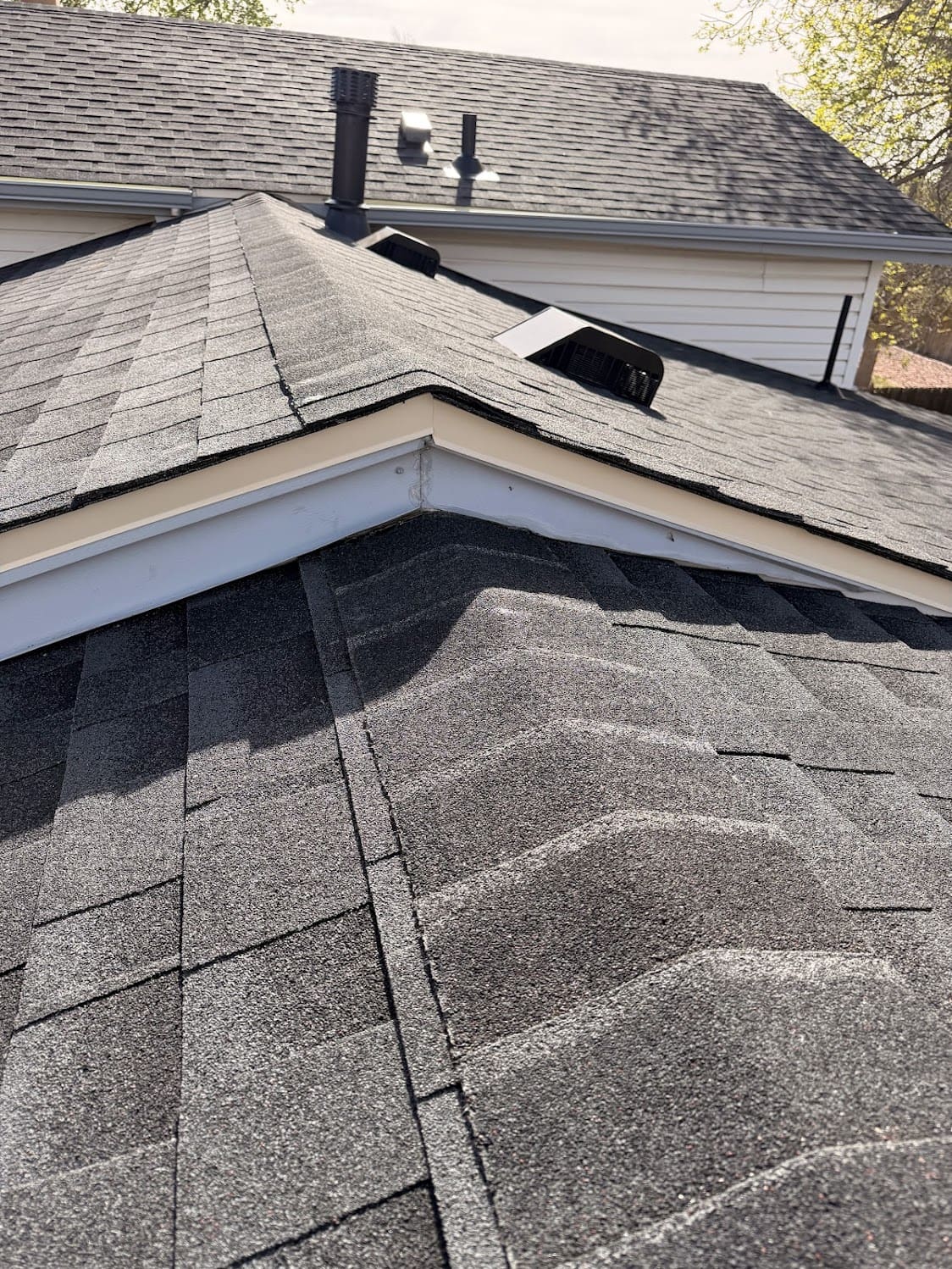 Roof replacement and siding work in Denver by Sunset Restoration